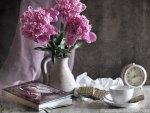 Pink Flowers Still Life