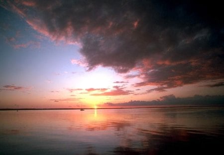 Sunset - cloud, sunset, nature, sky