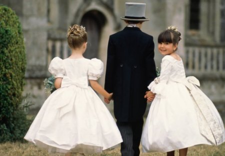 Pajem e daminhas - festa de casamento, criancas, meninos, meninas