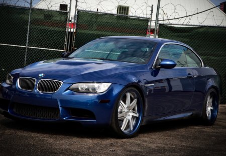 BMW m3 Cabrio e93 - cabrio, bmw, e93, blue