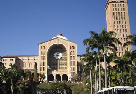 Basilica de Nossa Senhora Aparecida - igreja, devotos, fe, casa de deus, fieis