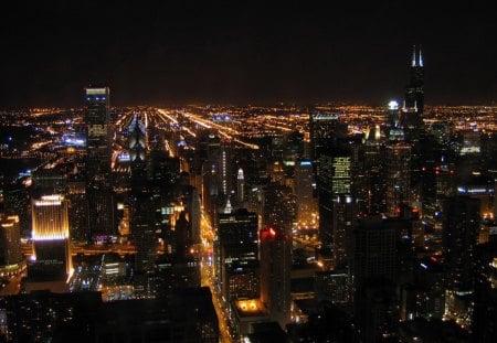 Untitled Wallpaper - streets, lights, skyscrapers, city, buildings