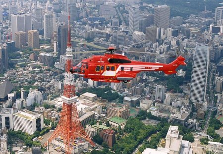 Untitled Wallpaper - tokyo fire dept, helicopter