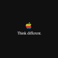 Think Different - Old Apple Logo