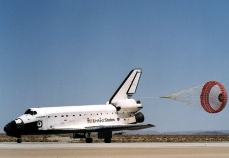 Deploying Chute - landing, shuttle, chute deployment