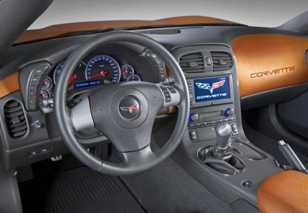 Untitled Wallpaper - corvette, dashboard, 2008