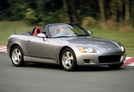 Silver Honda S2000 Convertible - s2000