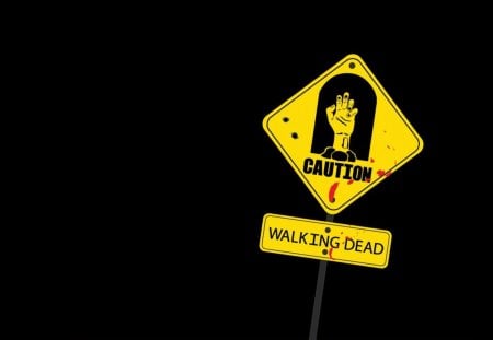 Warning Sign - zombies, signs, funny