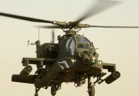 Apache - us army, closeup, seen front