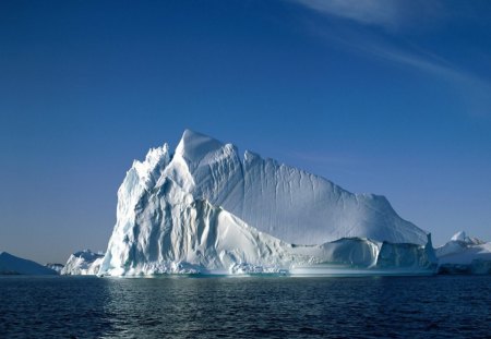 snow mountain! - ocean, mountain, snow