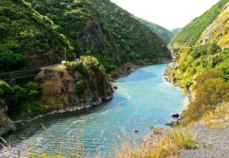 manawatu gore, new zealand - car road, rail road