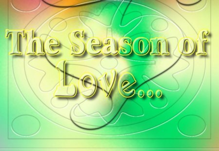 The season of love - love, colors