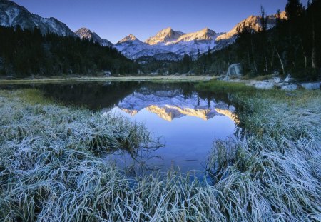 Lago da California - ceu, natureza, california, montanhas, lago