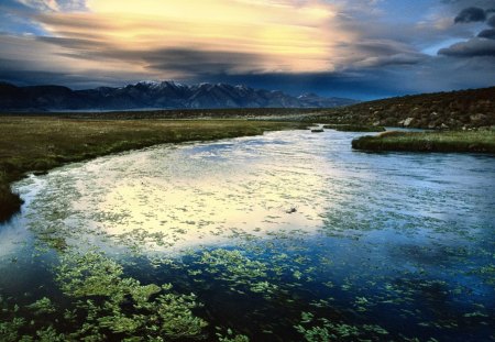 Paisagem de California - ceu, nuvens, natureza, california, lago