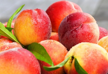 Fresh peach - fruit, summer, sweet, peach