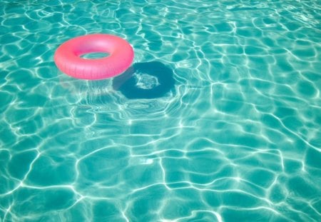 Stay cool - ring, pink, cool, water, aqua, ripples