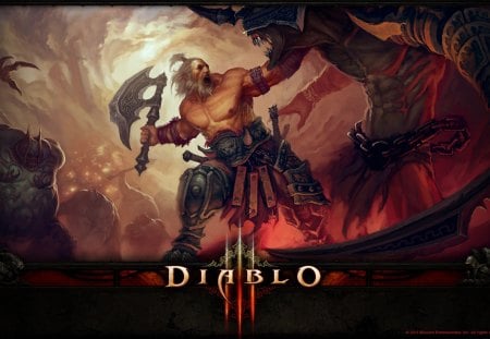 Diablo 3 Barbarian - 3, video games, barbarian, diablo