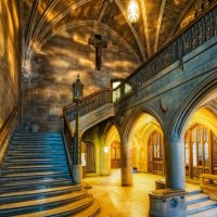 Interior of Church hdr