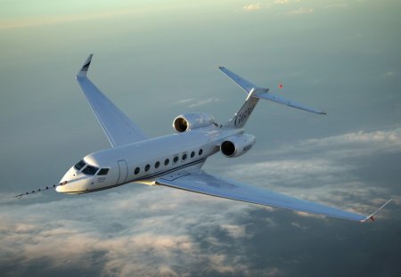 Gulfstream G650 - airplane, white, 07, 2012, picture, 03