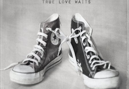 TRUE LOVE WAITS ... - love, art, photography, bw, creative, all stars converse