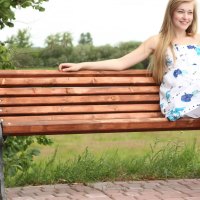 Beautiful girl in the park