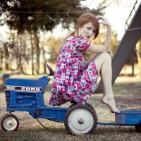 beautiful girl with red hair