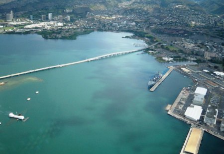 Pearl Harbour - harbours, hawaii, pearl harbour, usa