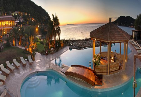 Hermitage Bar,Thailand - sea, water, people, sky