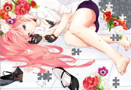 Megurine Luka - vocaloid, girl, cute, megurine, sexy, sweet, luka