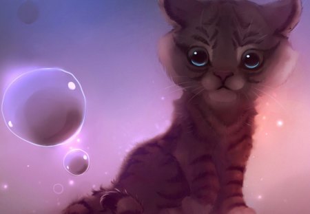 Tiger - kutty, tiger, small, cg, bubble