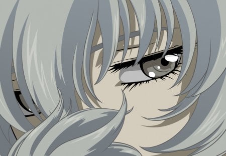 Adorable Anime Girl ( Tessa Testarossa) - nice, girl, eye, cool, grey, anime, awesome, mysterious, cute