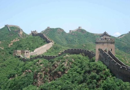 The Great Wall of China - stone, ancient, protect, china, barrier, wall, fort