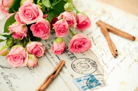 Love Letter - letter, love, rose, clip