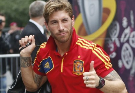 Sergio Ramos - spanish, football, spain, eurocup, winner, sergio ramos