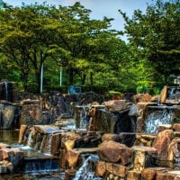 waterworld park in japan hdr