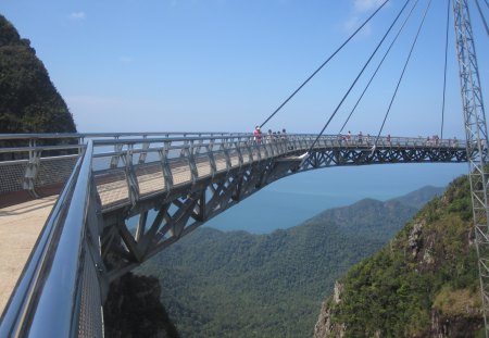 Langkawi Skybridge - langkawi, sky, bridge, blue