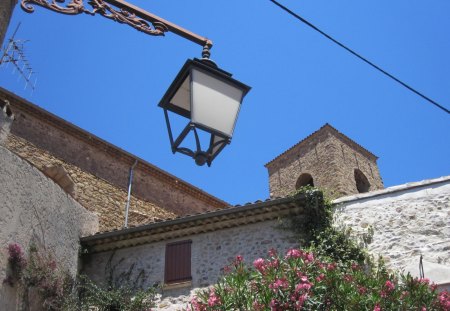 Roquebrune sur Argens, France - house, var, blue, france, sky