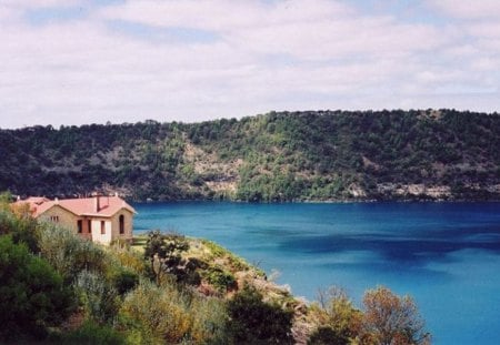 AUSTRALIA #3 - lake, water, cabin, blue