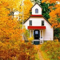 Baileys Harbor Rear Range Lighthouse Wisconsin