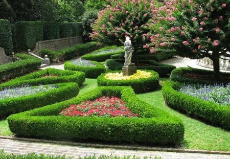 Elizabethan Garden - North Carolina - USA - hedge, north carolina, garden, green, formal, public