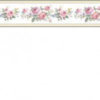 Pink Roses Top Border 2