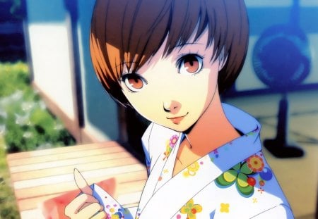 Close Up - pretty, girl, cute, chie, persona