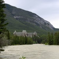 River view at Banff Alberta