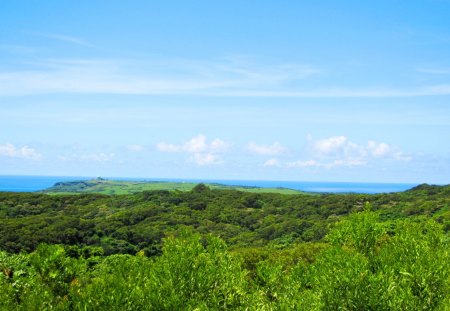 landscape - sea, landscape, overlooking, sky