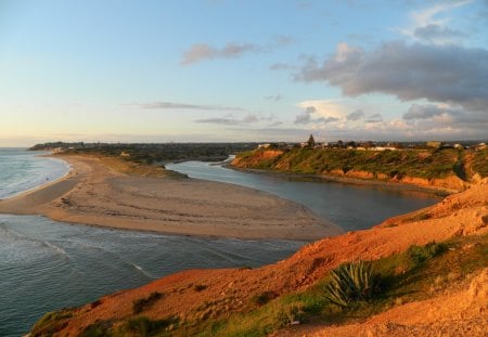 Port Noarlunga South Australia - water, beach, ocean, cliffs