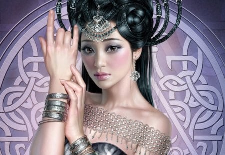 chinese princess - beauty, girl, people, eyes