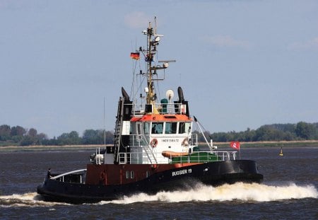 Bugsier - bugsier, boat, tug, river