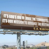 USMC sign