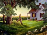 country life painting