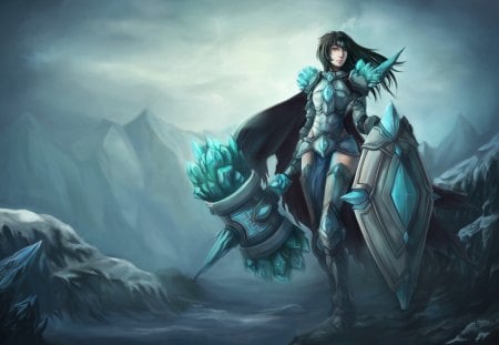 taric - shield, taric, crystals, armor, league of legends